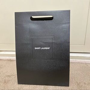 Saint Laurent Paper Shopping Bag